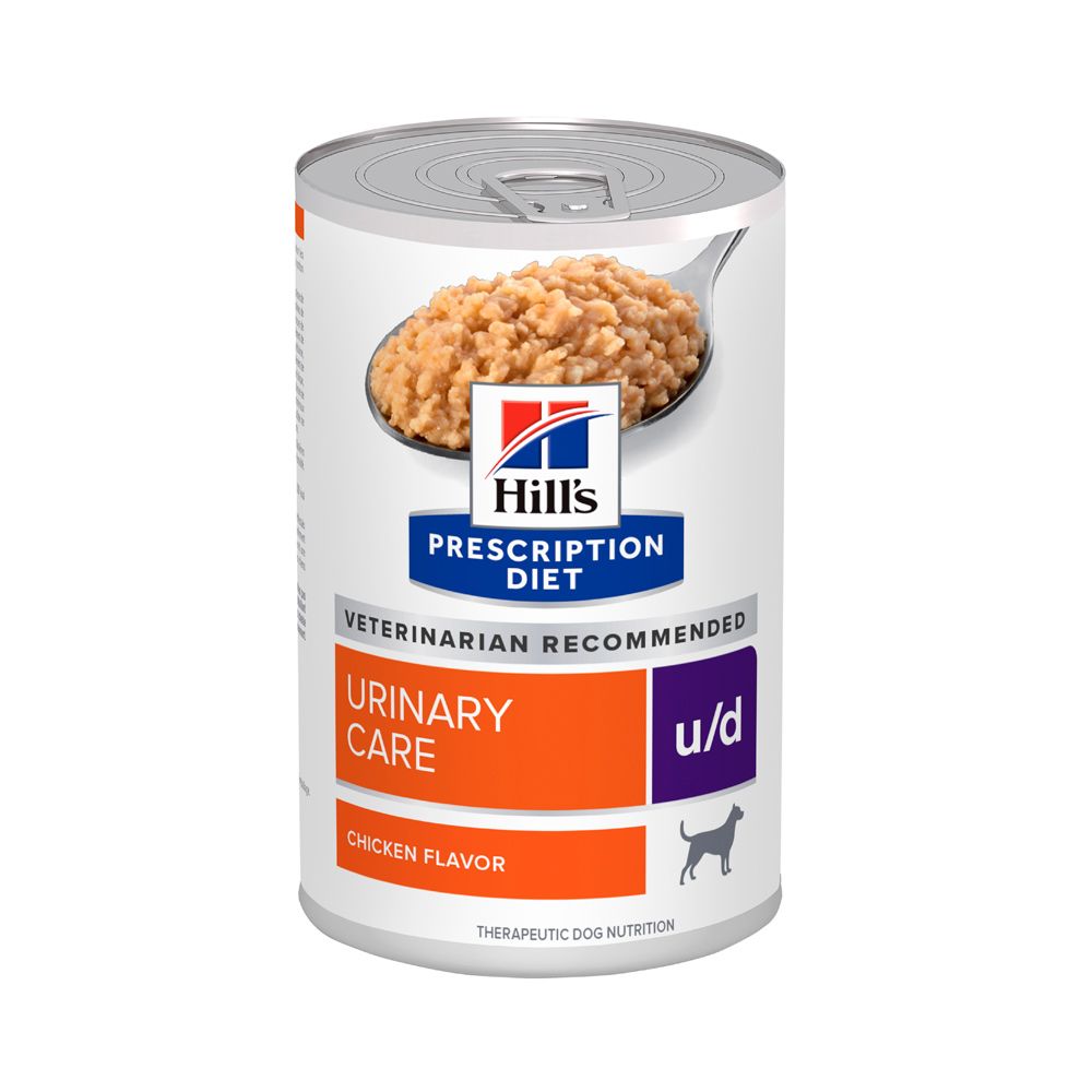 Ração Hill's Prescription Diet Lata u/d para Cães Adultos - Cuidado Urinário 370g