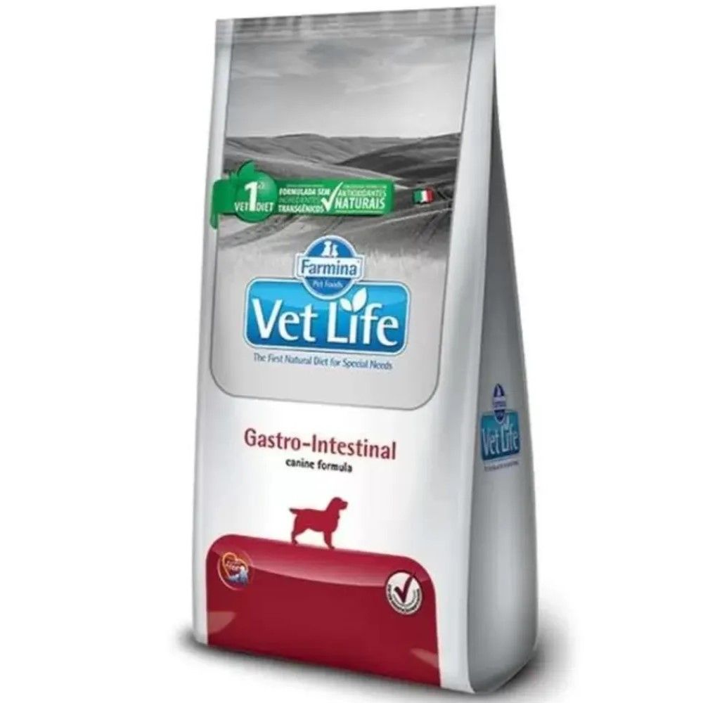 Ração Vet Life Gastro Intestinal Cães Adultos 2,0kg