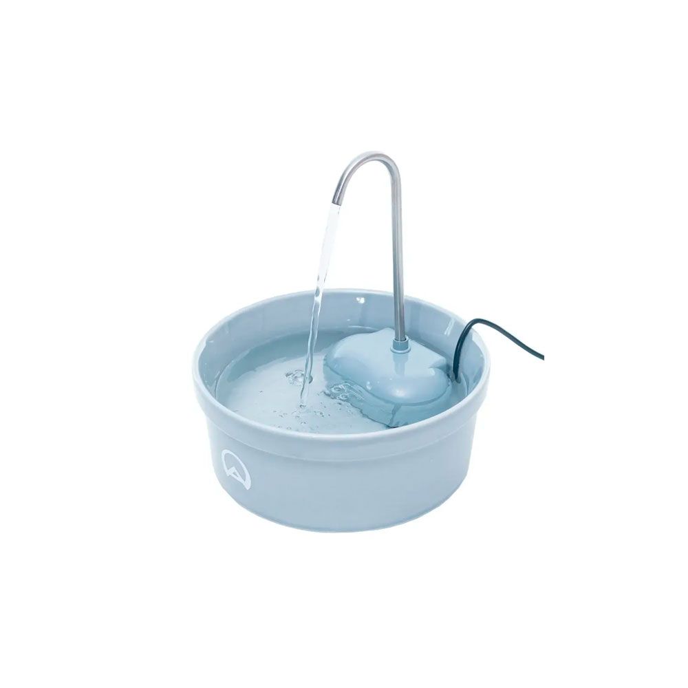 Fonte Amicus Bebedouro Aqua Porcelain Cinza