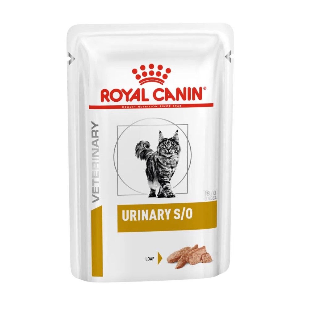 Ração Úmida Royal Canin Veterinary Urinary S/O para Gatos com Cálculos Urinários 85g