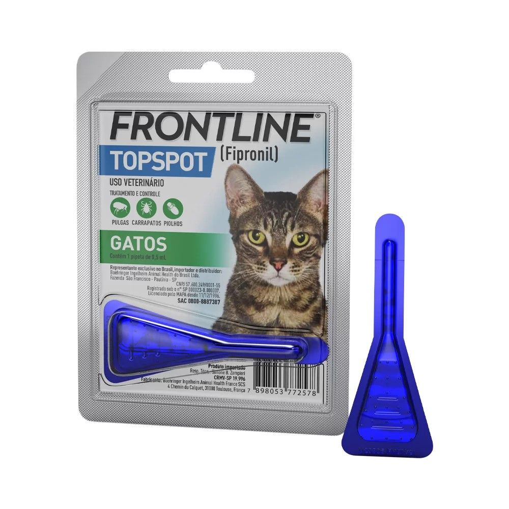 Frontline Topspot Antipulgas e Carrapatos para Gatos