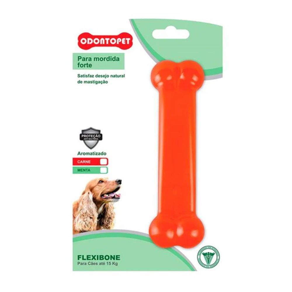 Brinquedo Odontopet Flexi Bone  Mordida Moderada para Cães