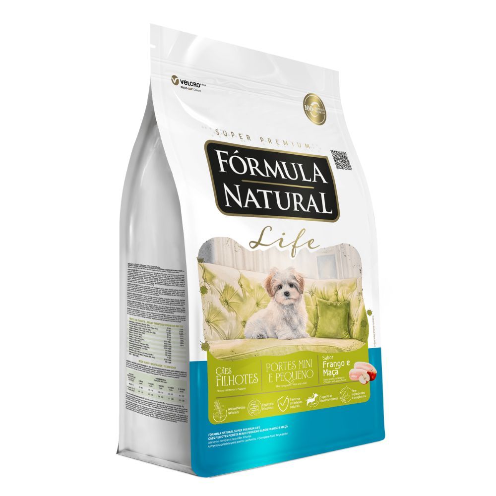 Ração Fórmula Natural Cães Filhotes Raças Pequenas 1 Kg