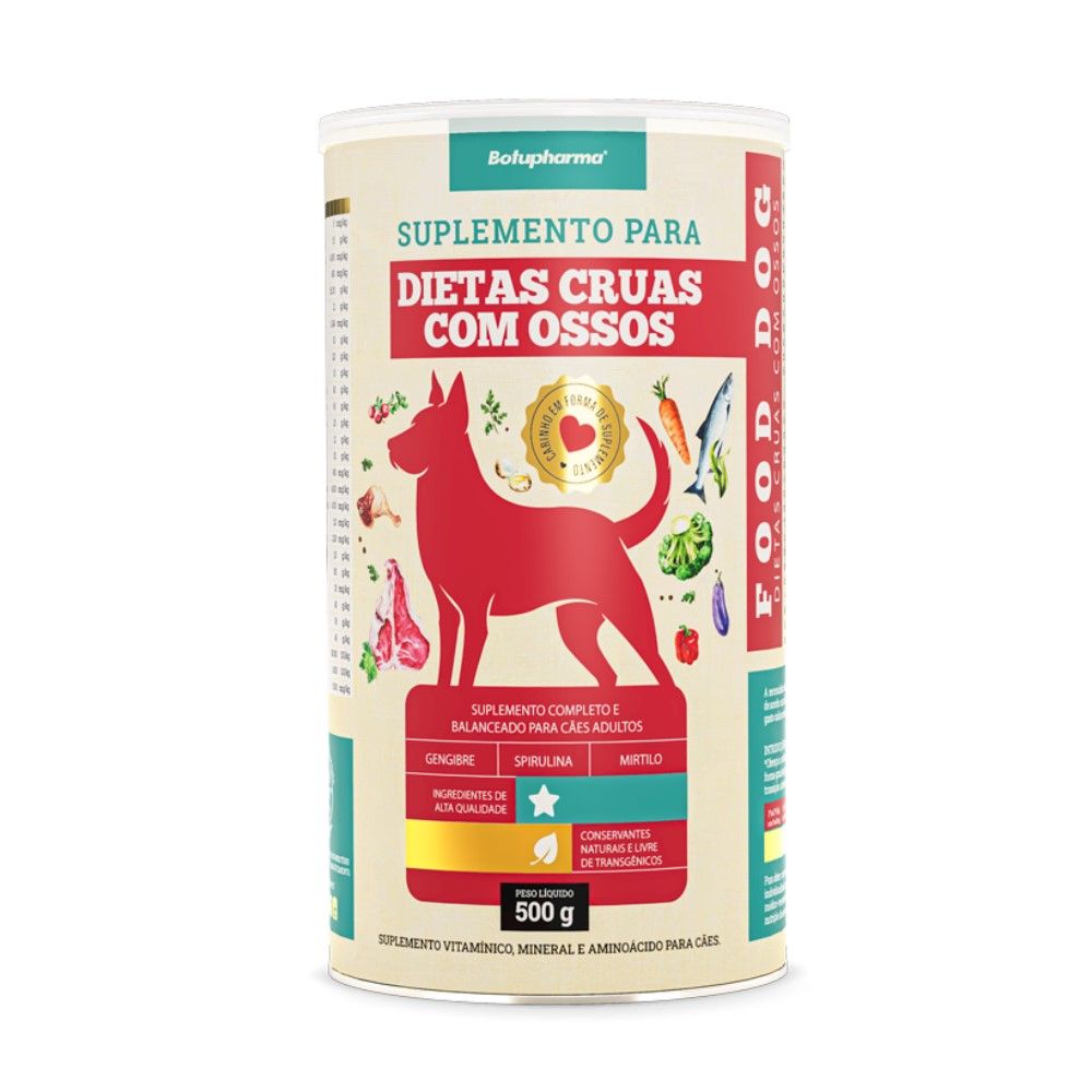 Suplemento Botupharma Dietas Cruas com Ossos para Cães 500g