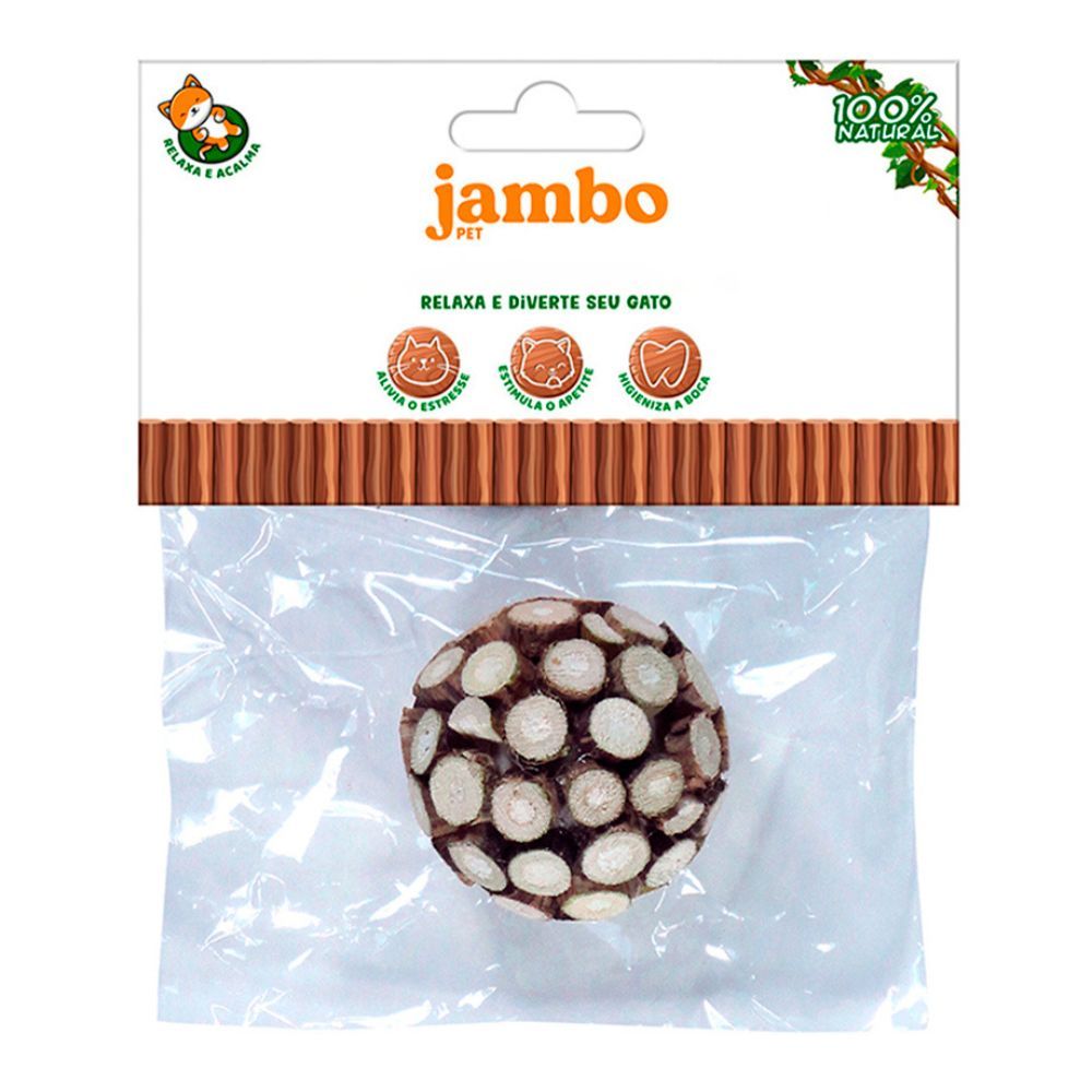 Bola Wood Matatabi  Grande Para Gatos Jambo