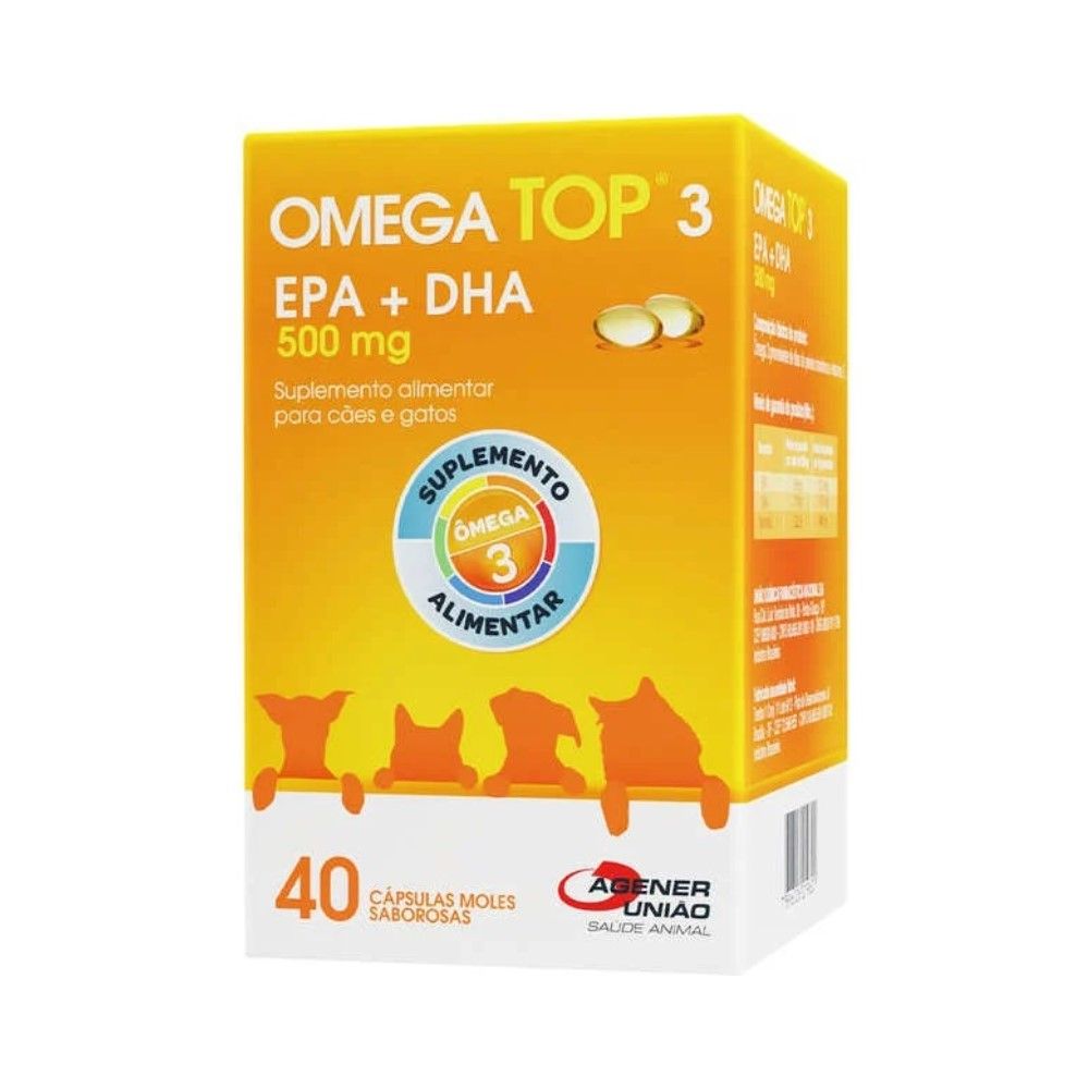 Ômega Top 3 com 40 Cápsulas 500mg