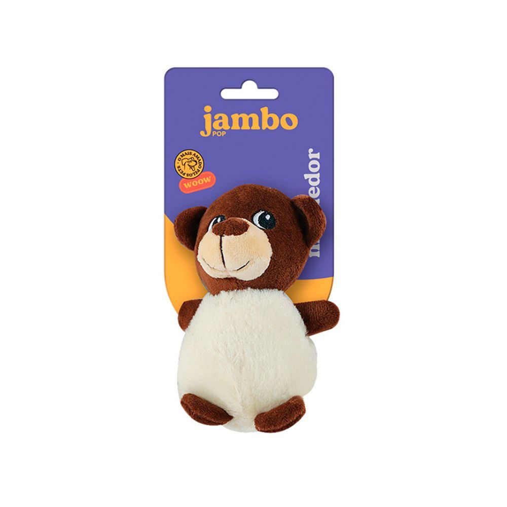 Mordedor de Pelúcia Jambo Pop Animal Bear P