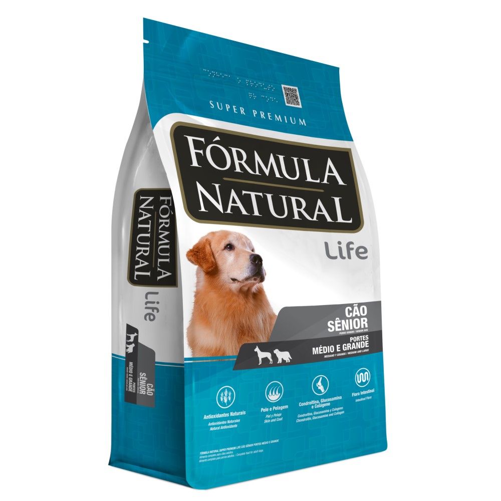 Ração Fórmula Natural Cães Sênior Porte Médio e Grande 15kg