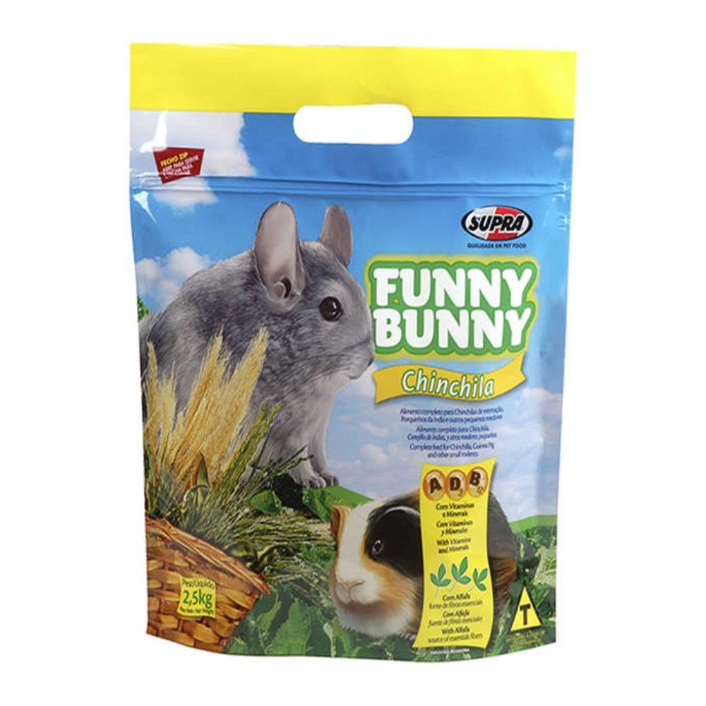 Ração Funny Bunny Chinchila 2,5Kg
