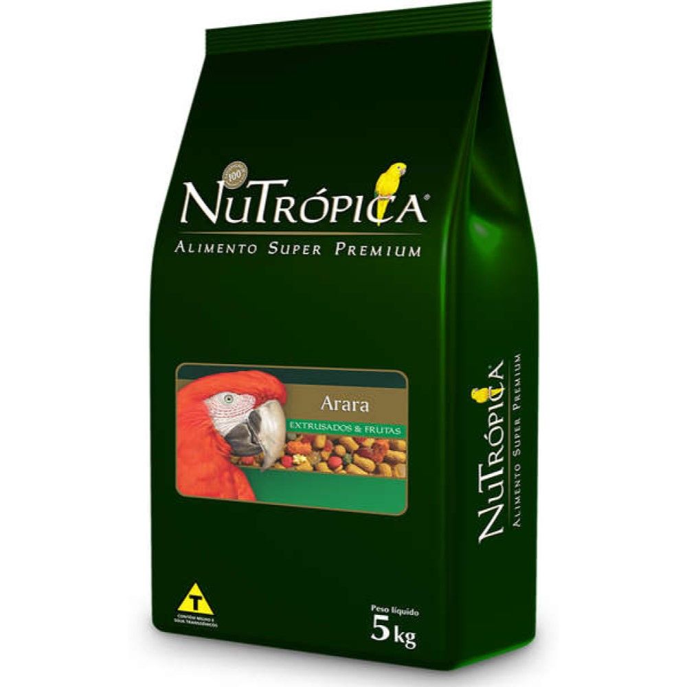 Ração Nutrópica para Arara Sabor Frutas 5Kg