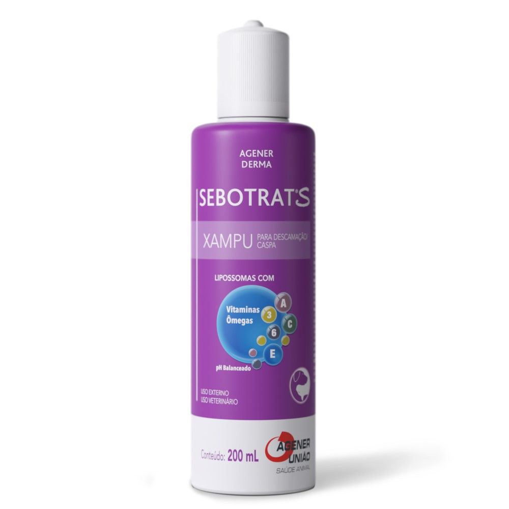 Shampoo Sebotrat S Para Cães e Gatos 200mL
