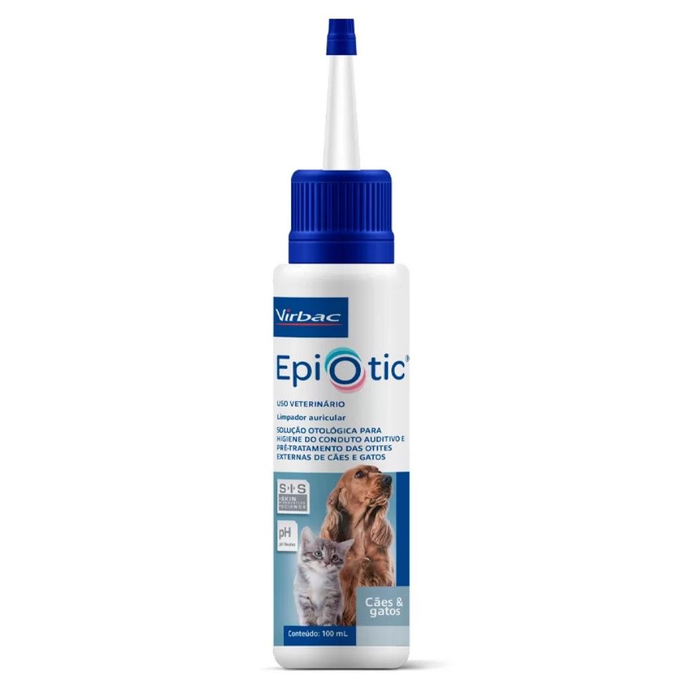 Solução Otológica Epiotic SIS para Cães e Gatos 100ml