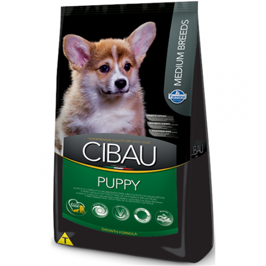 Ração Cibau Cães Filhotes Raças Médias 15 Kg