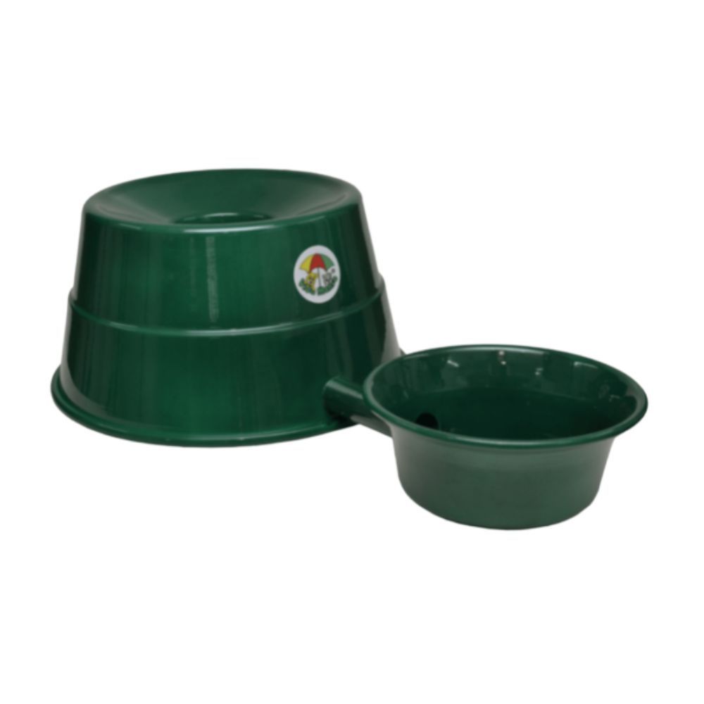 Bebedouro Automático Vida Mansa de Alumínio Verde Para Cães Médios e Grandes 10/20 Litros