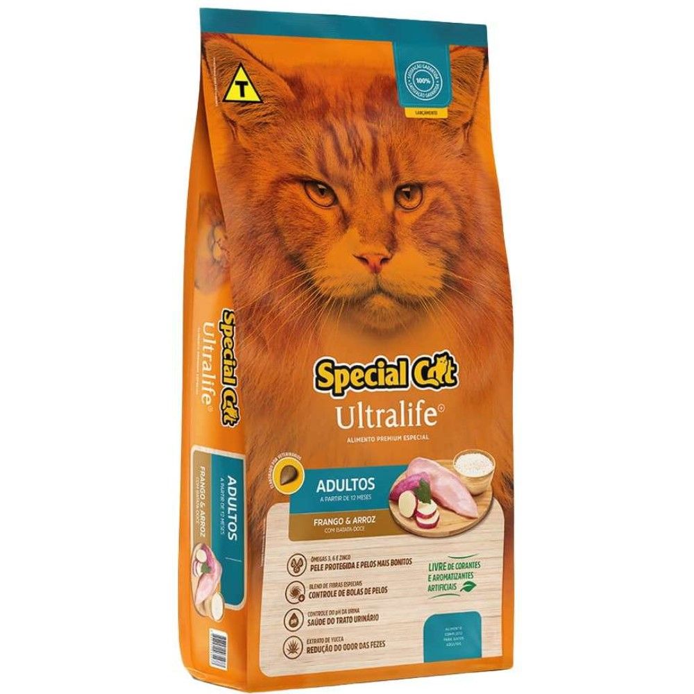 Ração Special Cat Ultralife Adulto Frango 3kg