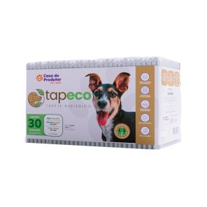 Tapete Higiênico Para Cães Tapeco 80x60cm Com 30 Unidades
